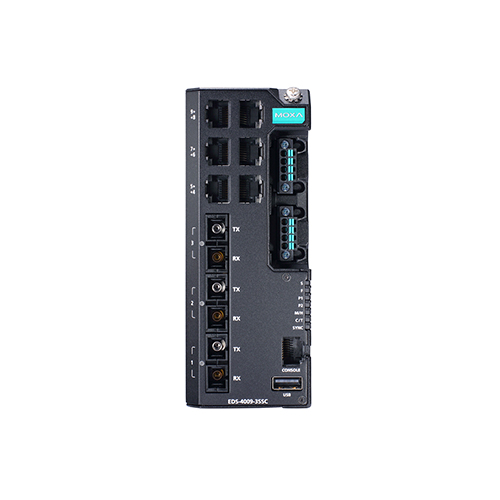 سوئیچ مدیریتی صنعتی موگزا MOXA EDS-4009-3SSC-LV Managed Ethernet Switch