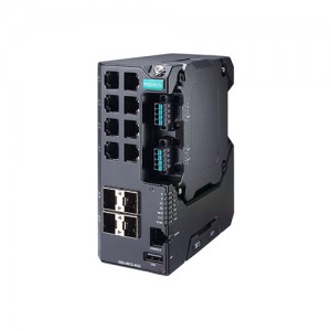 سوئیچ مدیریتی لایه 2 صنعتی موگزا MOXA EDS-4012-4GS-LV Layer 2 Managed Switch
