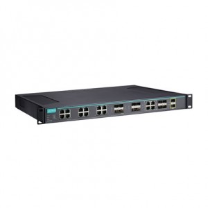 سوئیچ مدیریتی صنعتی موگزا MOXA ICS-G7526A-8GSFP-2XG-HV-HV-T Managed Ethernet Switch