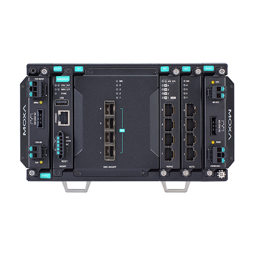 سوئیچ مدیریتی صنعتی موگزا MOXA MDS-G4012-4XGS-T Managed Ethernet Switch