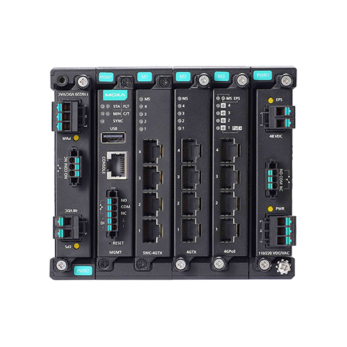 سوئیچ مدیریتی صنعتی موگزا MOXA MDS-G4012-T Managed Ethernet Switch