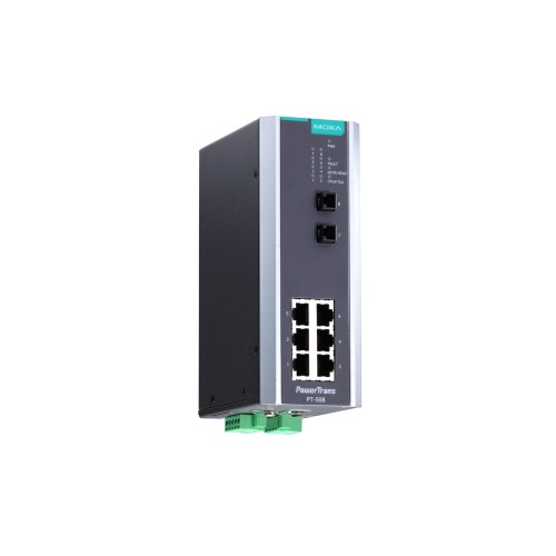 سوئیچ مدیریتی صنعتی موگزا MOXA PT-508-SS-SC-24 Managed Ethernet Switch