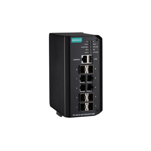 سوئیچ مدیریتی صنعتی موگزا MOXA PT-G510-4GTX4GSFP-PHR-HV Managed Ethernet Switch