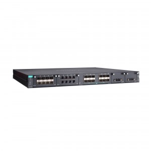 سوئیچ مدیریتی صنعتی موگزا MOXA RKS-G4028-PL-12XGS-T Industrial Managed Switch