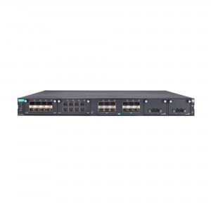 سوئیچ مدیریتی صنعتی موگزا MOXA RKS-G4028-PL-12XGS-T Industrial Managed Switch