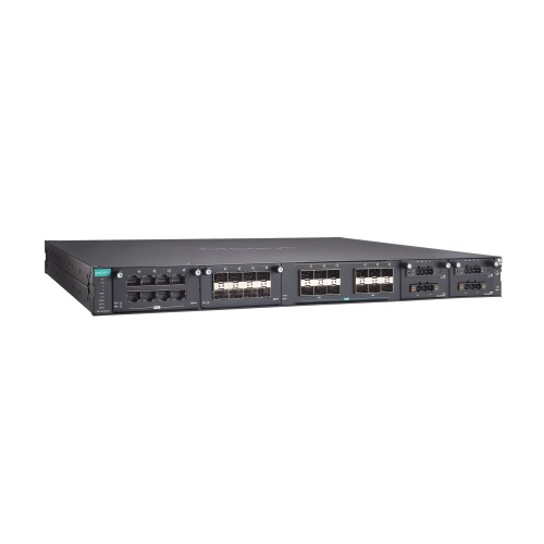 سوئیچ مدیریتی صنعتی موگزا MOXA RKS-G4028-PL-PoE-12XGS-T Industrial Managed Switch
