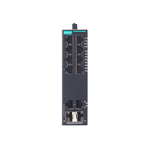 سوئیچ هوشمند صنعتی موگزا MOXA SDS-3010-2GTXSFP-T Smart Ethernet Switch