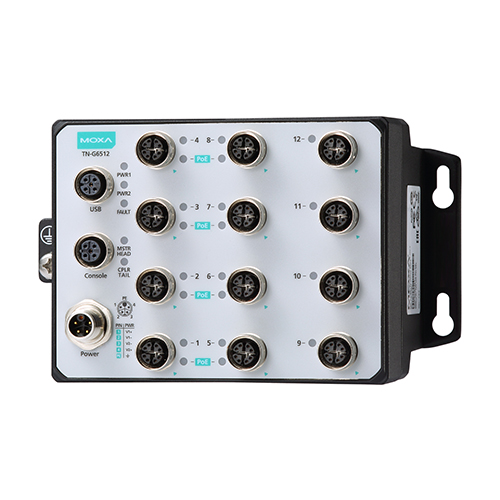سوئیچ مدیریتی صنعتی موگزا MOXA TN-G6512-8GPoE-WV-CT-T Managed Ethernet Switch