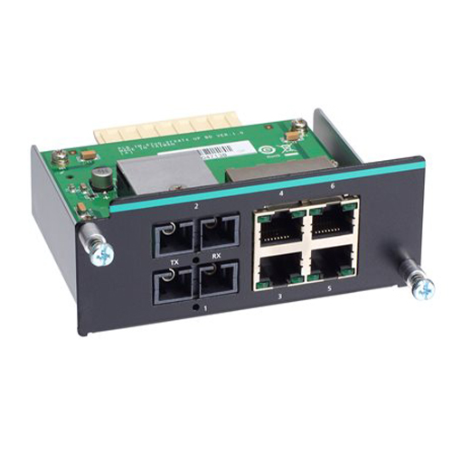 ماژول اترنت پر سرعت موگزا MOXA IM-6700A-2MSC4TX Fast Ethernet Module