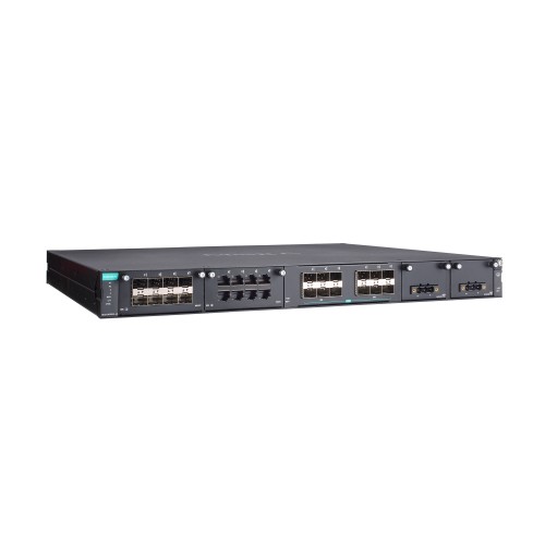 سوئیچ مدیریتی صنعتی موگزا MOXA RKS-G4028-PL-L3-12XGS-T Industrial Managed Switch
