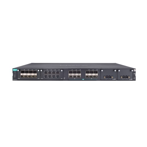سوئیچ مدیریتی صنعتی موگزا MOXA RKS-G4028-PL-L3-PoE-12XGS-T Industrial Managed Switch