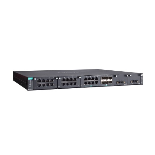 سوئیچ مدیریتی صنعتی موگزا MOXA RKS-G4030-PL-L3-8QGT-6XGS-T Industrial Managed Switch