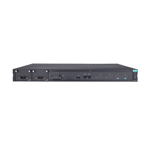 سوئیچ مدیریتی صنعتی موگزا MOXA RKS-G4030-PL-L3-8QGT-6XGS-T Industrial Managed Switch