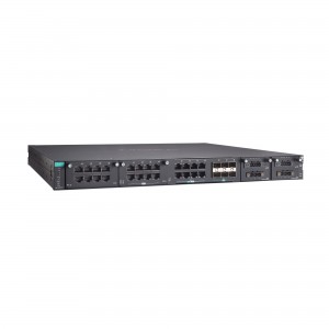 سوئیچ مدیریتی صنعتی موگزا MOXA RKS-G4030-PL-8QGT-6XGS-T Industrial Managed Switch