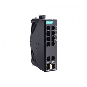 سوئیچ غیر مدیریتی صنعتی موگزا MOXA EDS-2010-ML-2GTXSFP-T Unmanaged Ethernet Switch