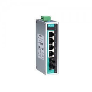 سوئیچ غیر مدیریتی صنعتی موگزا MOXA EDS-205A-M-ST-T Unmanaged Ethernet Switch