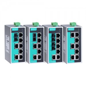 سوئیچ غیر مدیریتی صنعتی موگزا MOXA EDS-208A-M-SC Unmanaged Ethernet Switch
