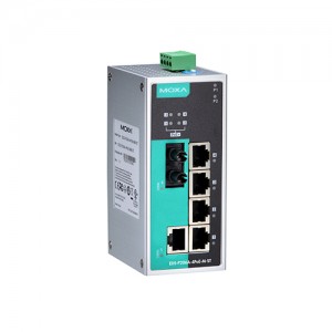 سوئیچ غیر مدیریتی صنعتی موگزا MOXA EDS-P206A-4PoE-M-ST Unmanaged Ethernet Switch