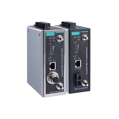 اکسس پوینت/کلاينت بی سیم صنعتی موگزا MOXA AWK-3131A-M12-RTG-US-T Wireless AP/Client