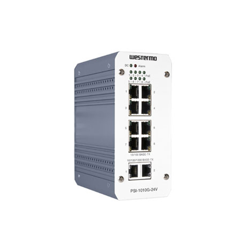 سوئیچ اترنت غیرمدیریتی وسترمو WESTERMO PSI-1010G-48V Unmanaged Ethernet Switch